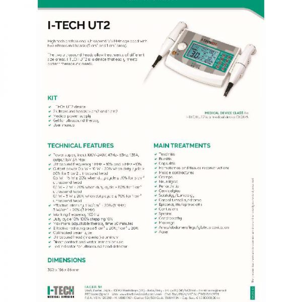 I Tech UT2 datasheet pdf